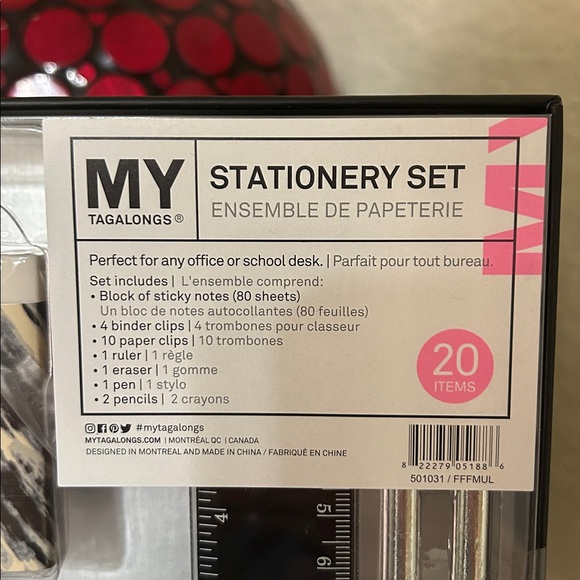 MYTAGALONGS 20-Piece Marbled Stationery Set NWT Giftable Set MSRP $30 - Picture 2 of 9